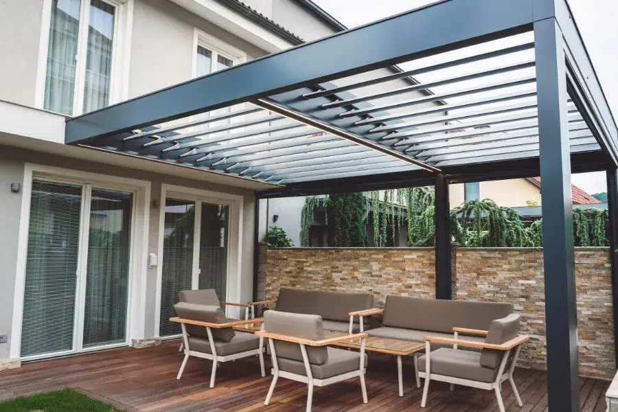 pérgola metálica mataró